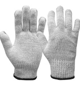 Перчатки рабочие хб «ПРЕМИУМ» без ПВХ 5-нитей, 10 класс, с машинным оверлоком, белые