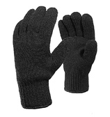 Одинарные акриловые перчатки черные ❄