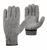 Одинарные акриловые перчатки серые ❄