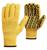 Перчатки «Колос-Ж» желтые с противоскользящим силиконовым покрытием