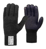 Рабочие перчатки трикотажные «ЛЮКС» с ПВХ «Точка», 6-нитей, 10 класс, по ГОСТу с маркировкой, черные