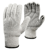 Рабочие перчатки белые с силиконовым покрытием «Точка»