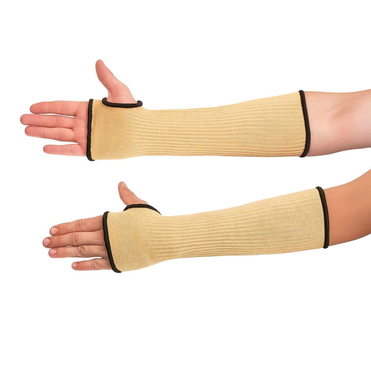 Нарукавники термостойкие «Спарк» из высокопрочной пара-арамидной нити для защиты от высоких температур и порезов до 200°С (длина 36 см)